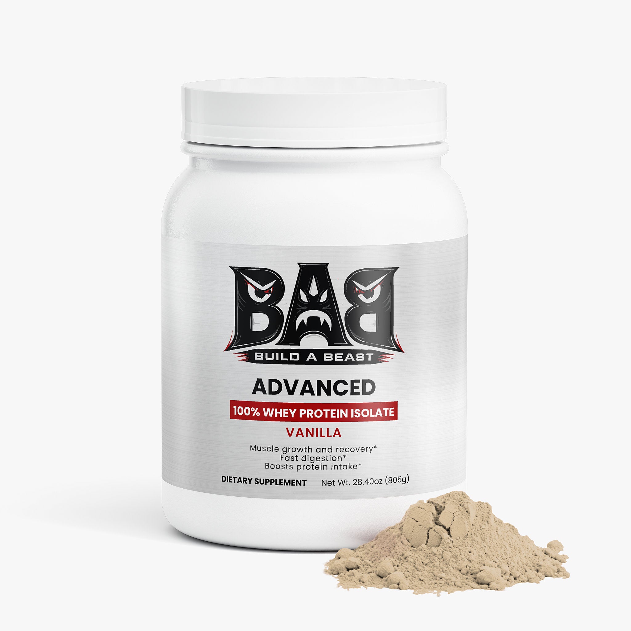 Advanced 100% Whey Protein Isolate (Vanilla)