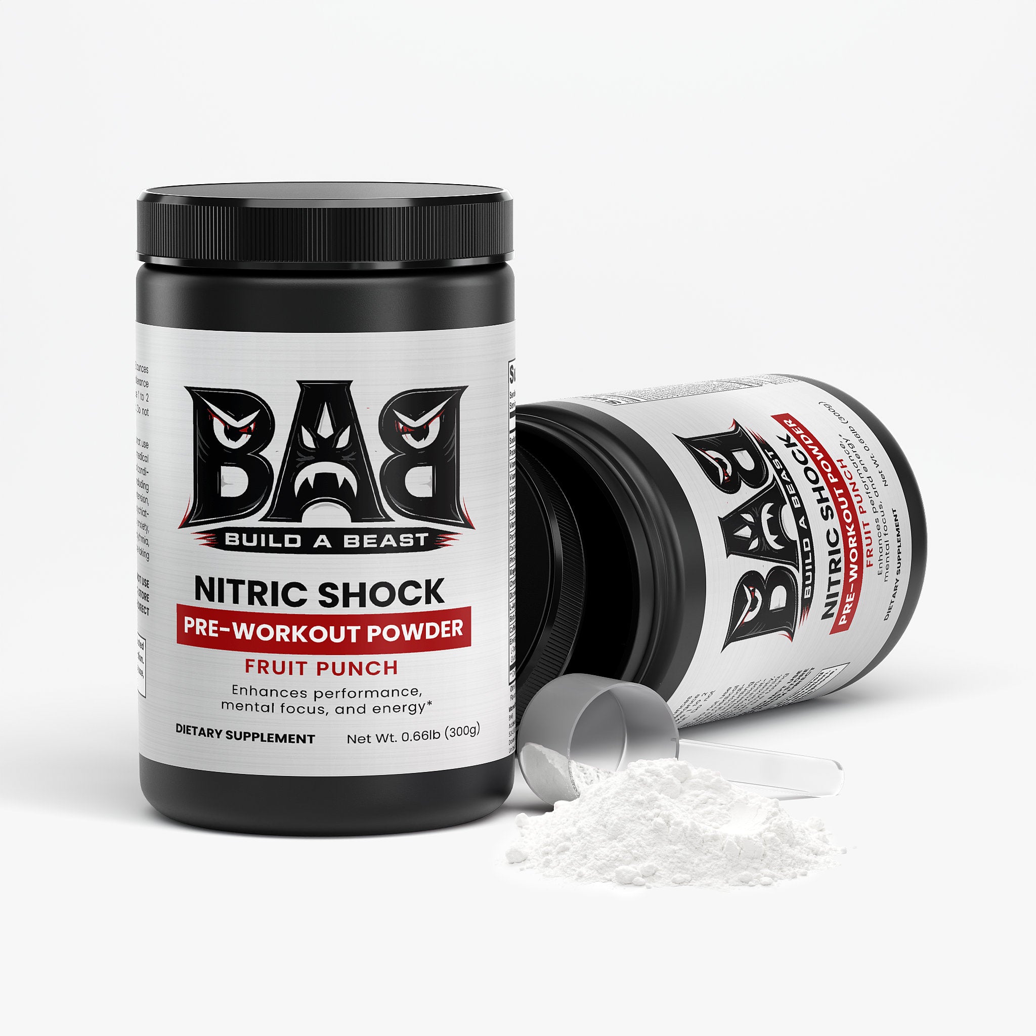 Nitric Shock Pre-Workout Powder (Fruit Punch)