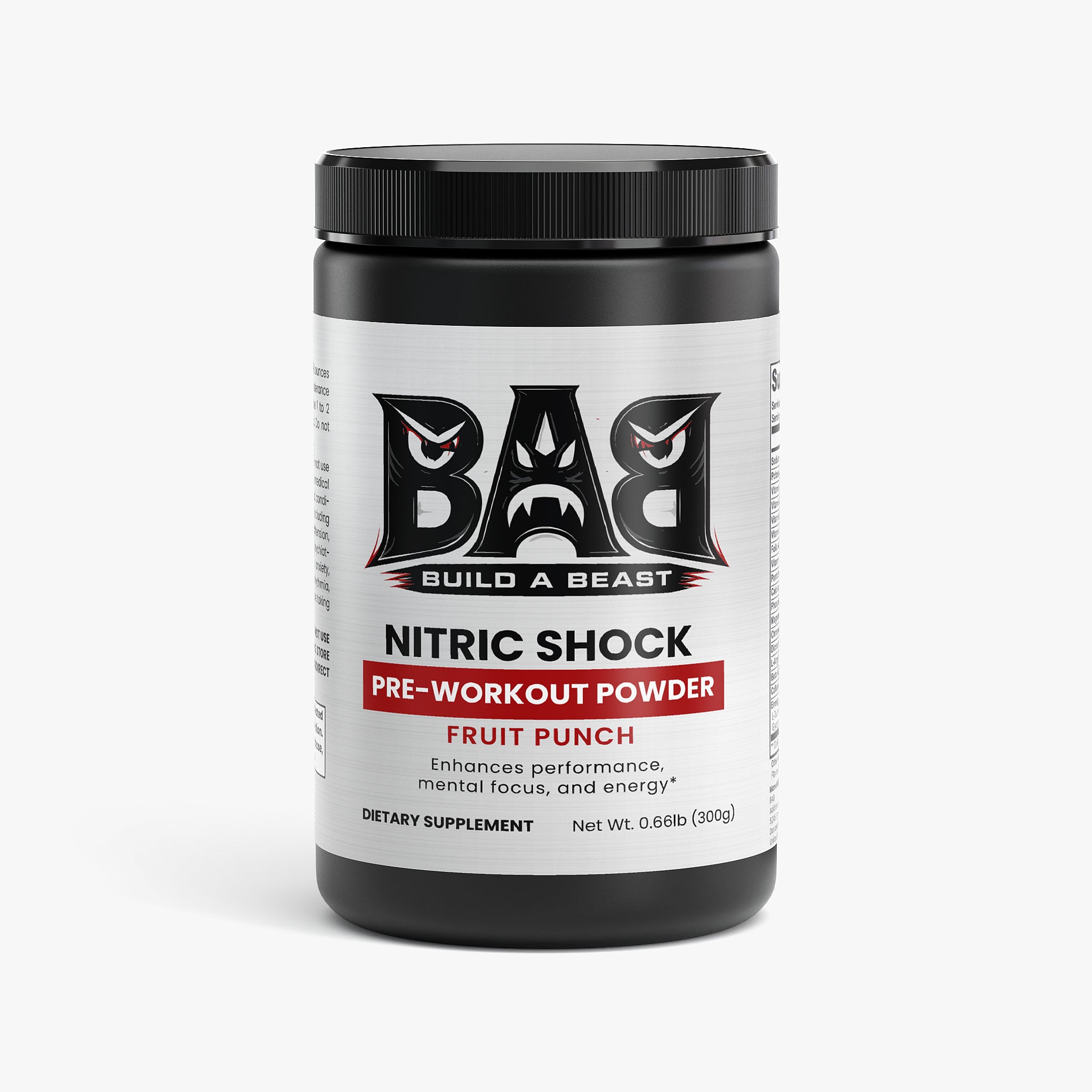 Nitric Shock Pre-Workout Powder (Fruit Punch)