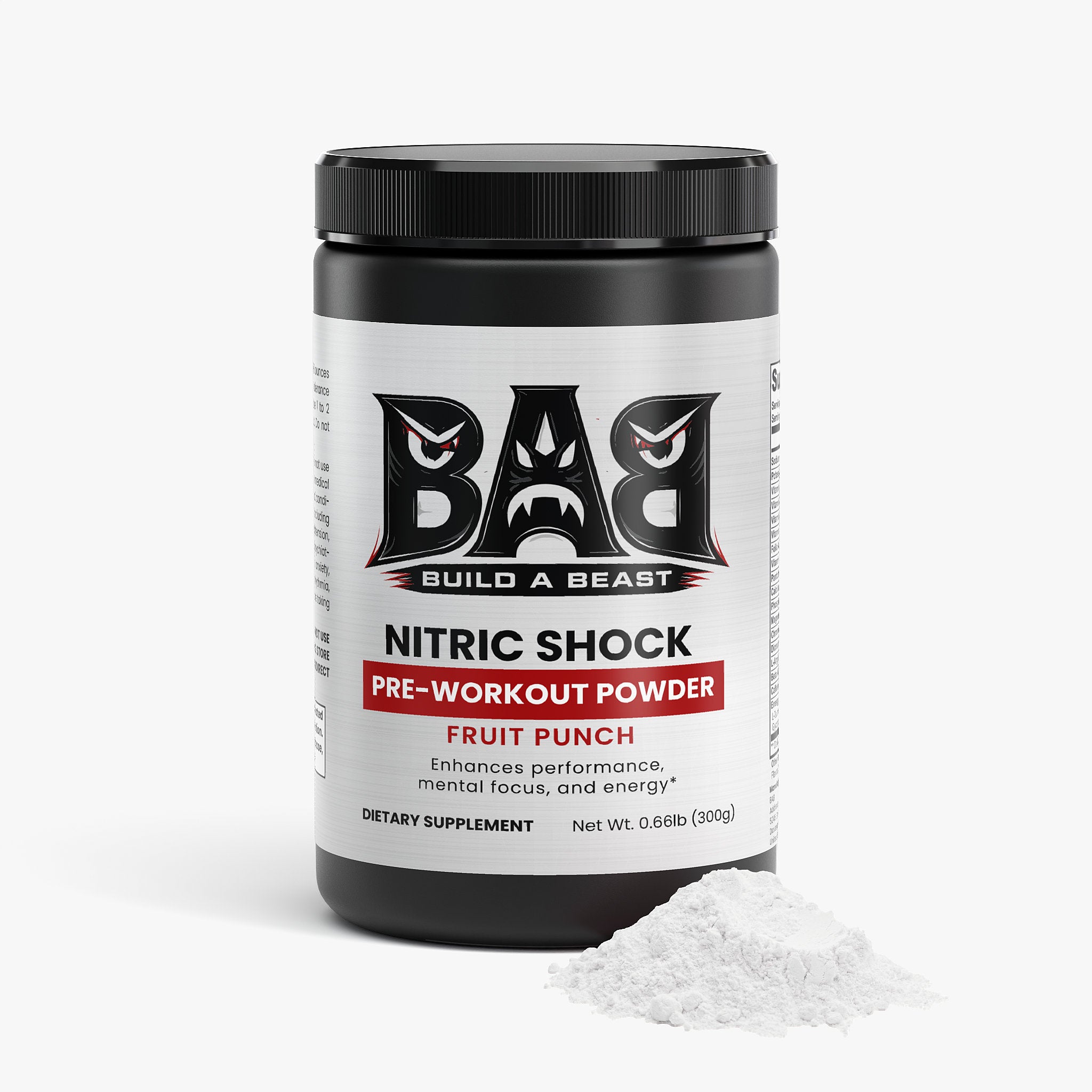 Nitric Shock Pre-Workout Powder (Fruit Punch)